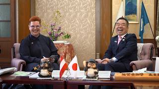 10月6日【びわ湖放送ニュース】サイクリングで巡る交流　駐日オーストリア特命全権大使が来県