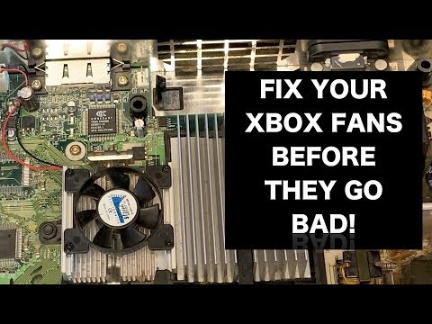 XBOX Classic Console Fan Replacement & GPU Fan Refurb - XBOX Original OG 1st Gen Fix Service