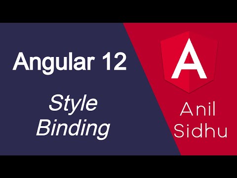 Angular 12 tutorial 20 Style Binding | Dynamic Style