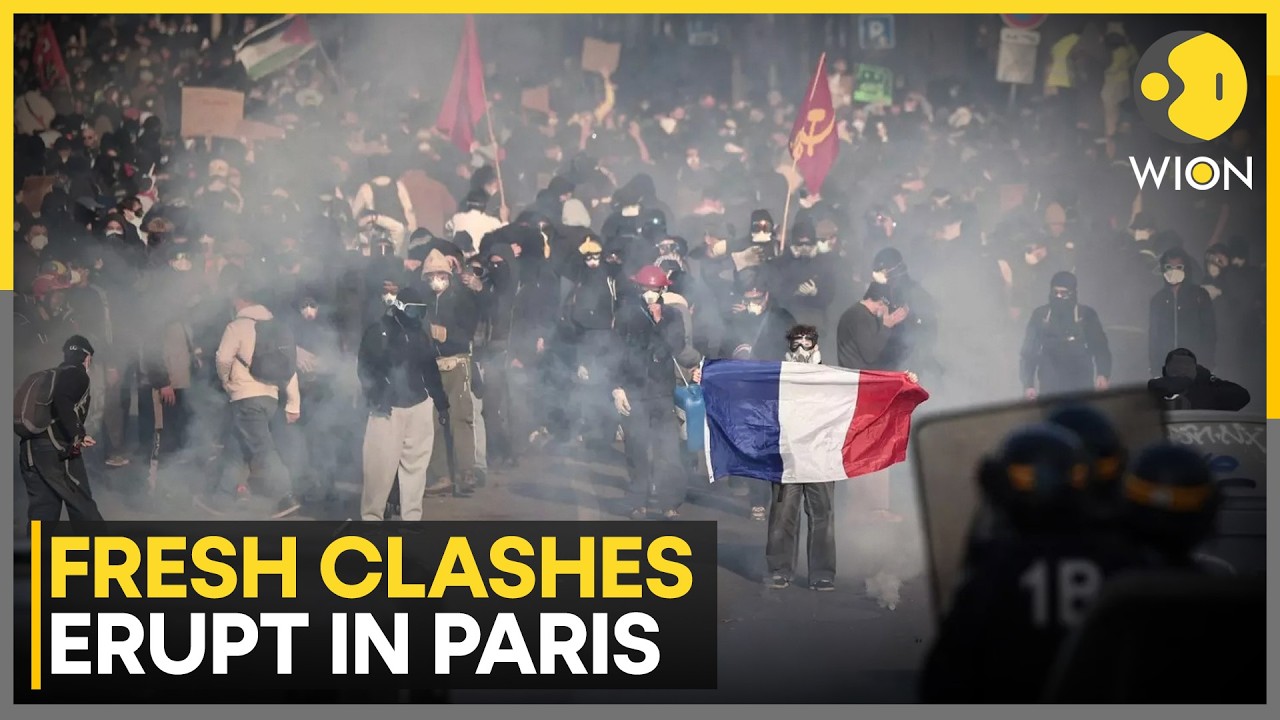 Fresh Clashes Erupt Between Protesters & Police in Paris | WION News