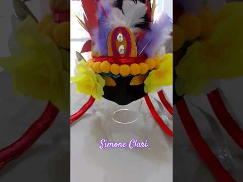 #máscara3d #adereço #carnaval2024 #shotviralvideo #diy #escoladesamba #blocoderua