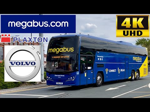 [Megabus: M12 London to Leicester, Sheffield then Leeds] Plaxton Elite I Volvo B11RT (54264/YX65VXF)