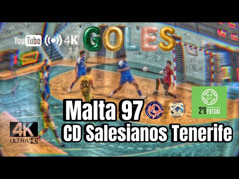 🔴Malta 97 🆚 CD Salesianos Tenerife [3-2]⚽️Goles 🏆2B RFEF Futsal ℹ️Jornada 14 🖥️4K