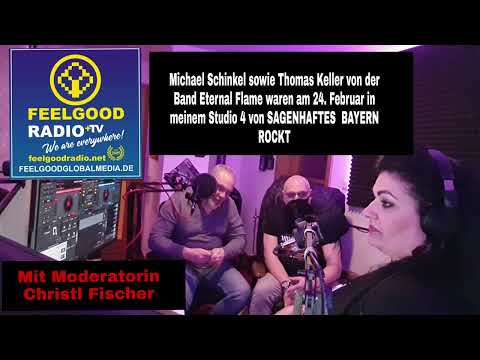 Michael Schinkel sowie Thomas Keller von der Band Eternal Flame - bei SAGENHAFTES BAYERN ROCKT
