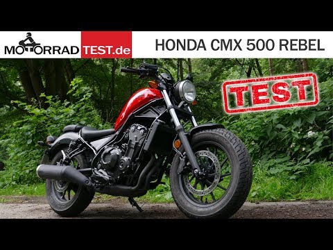 Honda CMX 500 Rebel | We test the casual custom bike in bobber style from Honda