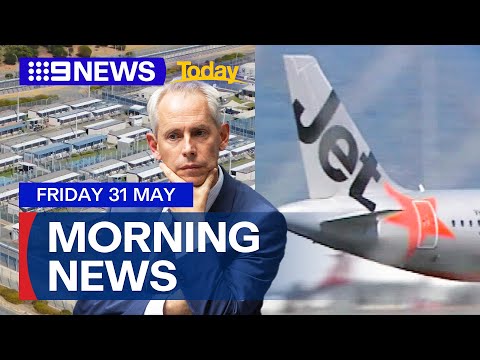 Drones tracking released immigration detainees; Jetstar crew fall ill mid flight | 9 News Australia