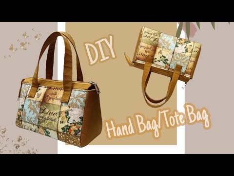 DIY Cara Membuat Tas/Hand Bag/Tote Bag