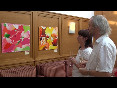 Lore Macho   Ausstellung Farbenfroh