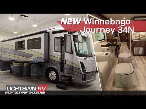 New 2025 Winnebago Journey 34N - Class A Diesel Motorhome - LichtsinnRV.com