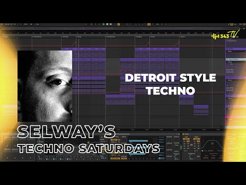 Making a Detroit Style Techno Track | Selway's Techno Saturdays with John Selway