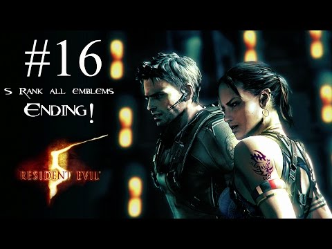 Resident Evil 5 Remastered S-Rank Walkthrough Part 16 - Chapter 6-3: Bridge Deck