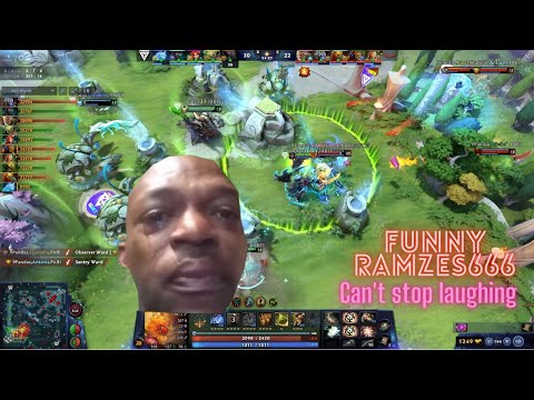 Funny Ramzes666 trolling - Tundra vs 9Pandas - ESL One Berlin Major