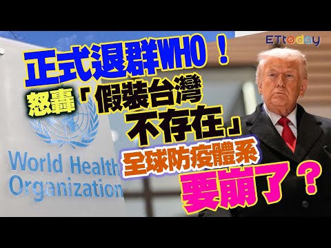 川普正式退群WHO！ 怒轟「假裝台灣不存在」　 全球防疫體系要崩了？