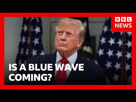 Can Trump fight off a Democratic blue wave this US midterms? | BBC News