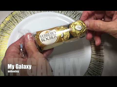 UNBOXING FERRERO ROCHER CHOCOLATE.