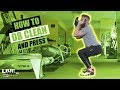 How To Do A DUMBBELL CLEAN AND PRESS | Exercise Demonstration Video and Guide