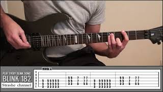 Blink 182 - A New Hope part 1 Performances & Jam Track best guitar lessons tabs