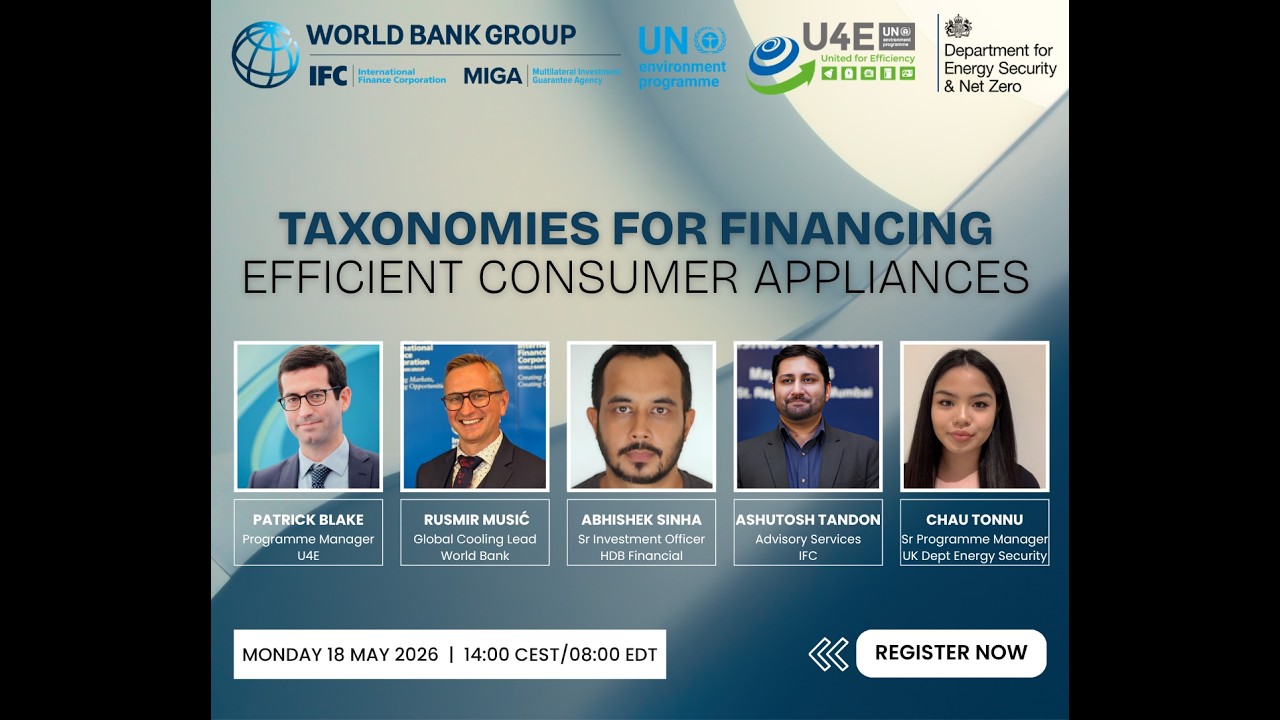 Taxonomies for Financing Efficient Consumer Appliances