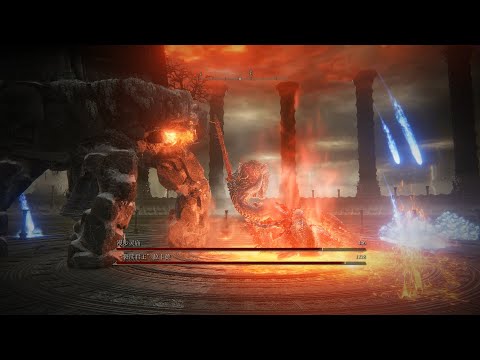 ELDEN RING Boss VS Boss Wandering Mausoleum vs God-Devouring Serpent/Rykard, Lord of Blasphemy