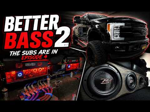 Better Bass! More Power & Bigger Subs 🔊 Four 8's + 5,000 Watts! The Box is in | ep.4