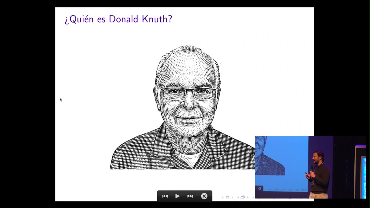 Donald Knuth, TeX y and the dragon curve