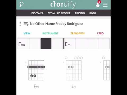 No Other Name - Freddy Rodriguez