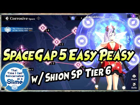 🔥 SPACEGAP 5 = EASY PEASY + Test SHION SP TIER 6 "70% Follow UP..IMBA!!" - TENSURA: KING OF MONSTERS