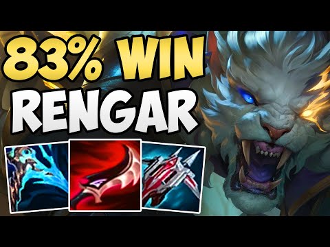 83% WIN RATE RENGAR JUNGLE IN CHALLENGER! | CHALLENGER RENGAR JUNGLE GAMEPLAY | Patch 13.5 S13