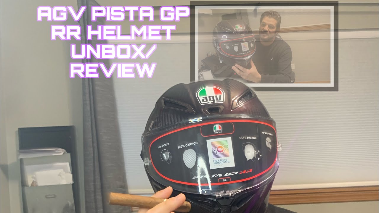 Watch video Agv Pista GP RR iridium helmet Unboxing and Review Now Agv Pista GP RR iridium helmet Unboxing and Review