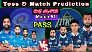IPL 2022 | Mumbai vs Gujarat Match prediction Match 51 | key players pitch report | MI vs GT |