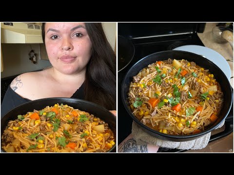 How To Make Sopa De Fideo | Fideo Con Carne Recipe