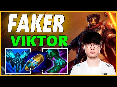 ⚡FAKER VIKTOR MID GAMEPLAY⚡SEASON 12 LEAGUE OF LEGENDS