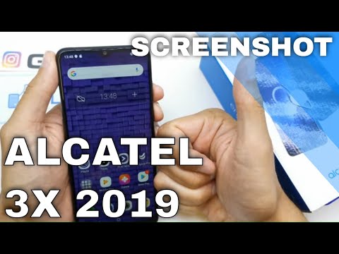 HOW TO TAKE SCREENSHOT ALCATEL 3X 2019