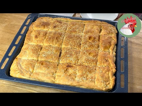 Πίτα 4 σε 1 με φύλλο χειροποίητο