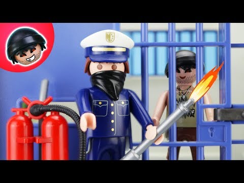 Playmobil Polizei Film - Toni bricht ins Gefängnis ein - Karlchen Knack #137