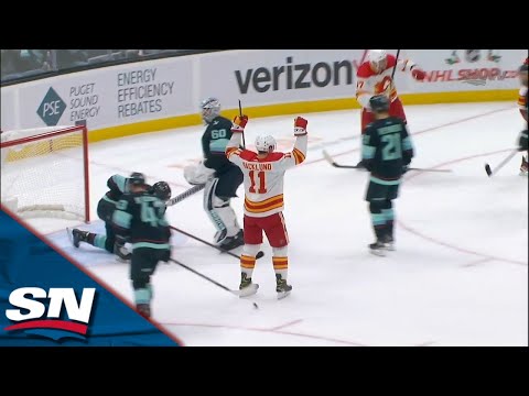 Wild Back And Forth From Flames And Kraken Sees 3 Goals Scored In Under A Minute