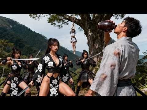 Japanese ninjas kidnap a girl as bait, martial arts master faces ambush, beats 100 alone