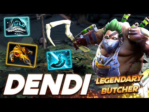 Dendi Pudge Legendary Butcher - Dota 2 Pro Gameplay [Watch & Learn]