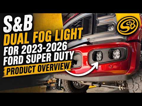 S&B Dual Fog Light Kit for 2023-2026 Ford Super Duty video