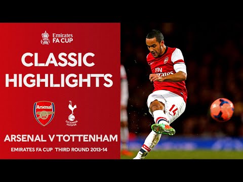 Arsenal 2-0 Tottenham  | Table Topping Arsenal Ease Past Spurs | Emirates FA Cup Third Round 2013-14