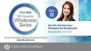 Wil Alexander Wholeness Series -  Ace the Job Interview: Strategies for Standing Out
