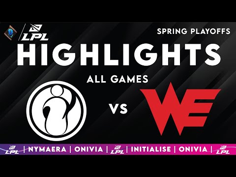 IG vs WE ALL GAMES Highlights | LPL Playoffs 2025 | Invictus Gaming vs Team WE by Onivia