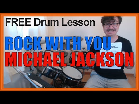 ★ Rock With You (Michael Jackson) ★ FREE Video Drum Lesson | How To Play SONG (John Robinson Jr.)