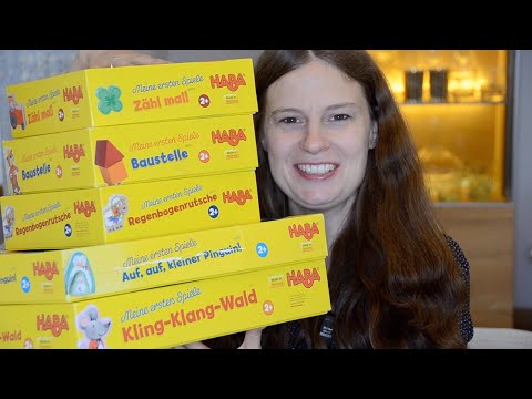 🎲HABA My First Games for ages 2 and up #HABAGAMES #HABA #GAMESAges2andup #childrensgames