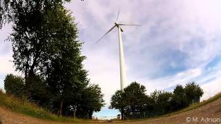 preview picture of video 'Wesseling Bornheim RWE Wind farm. GoPro HD Timelapse 2014.07.06'