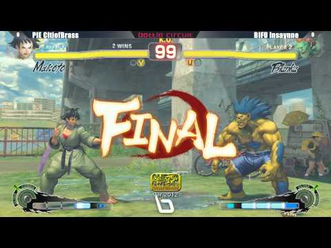 SSF4 AE2012 PIE CitiofBrass vs BIFU Insaynne - Next Level Battle Circuit #5 Tournament