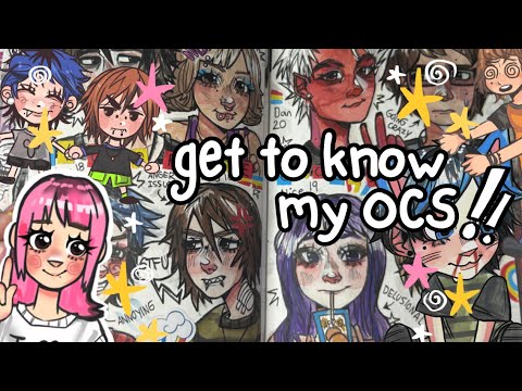 Drawing My OCs + Lore [Draw With Me]
