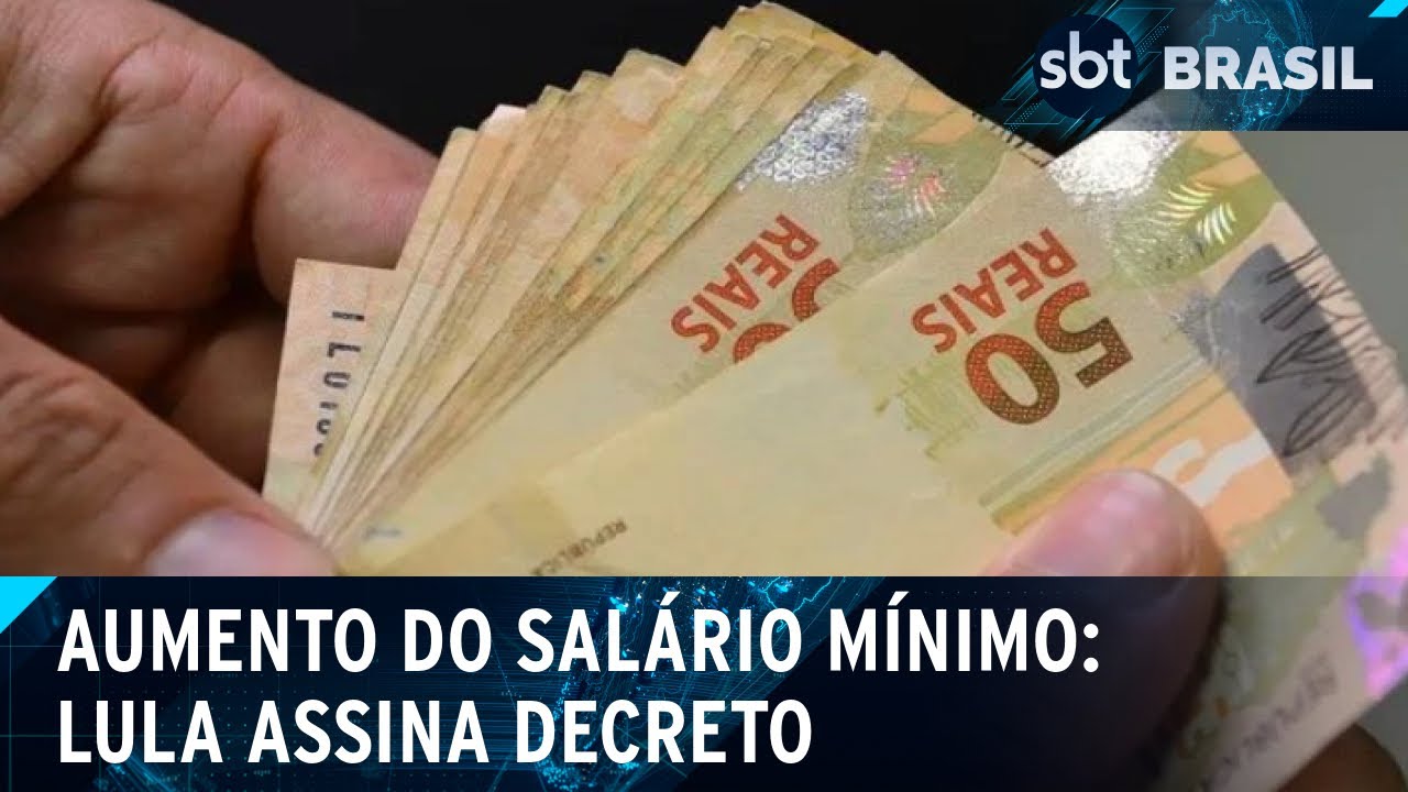 Lula assina decreto que determina o aumento do salário mínimo em 2025 | SBT Brasil (30/12/24)