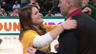 Siena Fan Hits Halfcourt Shot Then Gets Proposed To