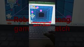 Robot Ping pong game in scratch #coding #scratch2 #scratchgaming #scratch #scratchprogramming